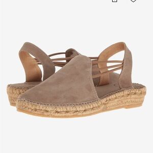 Toni Pons Nuria Sandals in Taupe Suede- Size 41